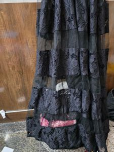 Elegant Black Lace Dress