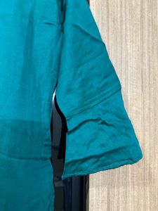 Embroidered Teal  co-ord ser