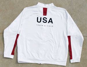 Nike White USA Track Jacket