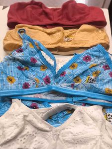 Bundle of 6 Bras - Various Colors size 30-32-36 co