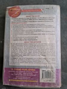 S.chand Chemistry Volume 1 for Class XII