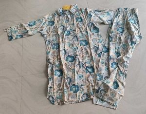 Floral Print Pajama Set