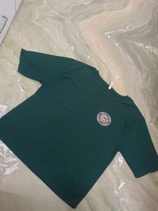 Dark Green Graphic T-Shirt