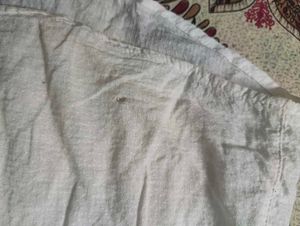 White Embroidered Button-Down Shirt