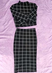 Body Fit Cord Set Top &amp; Skirt (SALE)