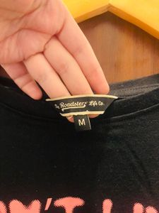 Black 'Don't Live Too Fast' Cropped Sweatshirt