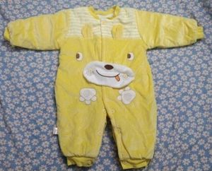Cute Yellow Bear Jumpsuit