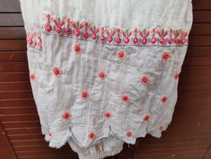 Embroidered Kurta with Mirror Work