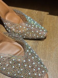 Rhinestone heels