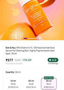 Dot & Key Vitamin C Face Serum