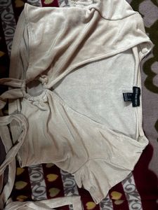 Nude Party Wear Top