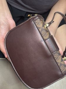 COACH BAG( )Chic Brown Monogram Crossbody Bag