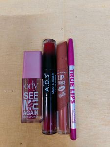 Assorted Matte Lipsticks & Lip Gloss