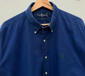 Ralph Lauren Blue Button-Down Shirt