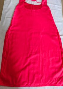 Bright Pink Sleeveless kurti