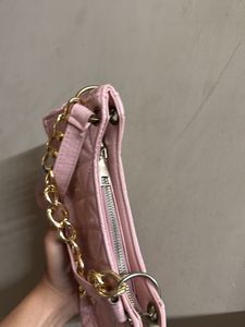 Chic Quilted Pink Bag