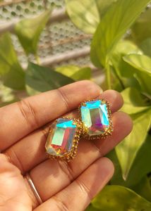 Classic Rainbow Colour Stud Earrings