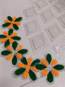 Applique Flower Patches Net &amp; Craft Squares