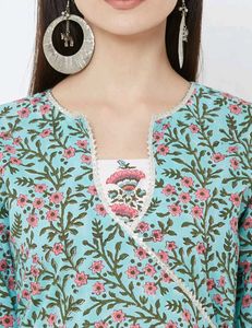 Beautiful Floral Print Anarkali Kurta