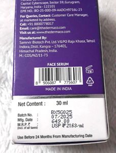 The Derma Co 10% Vitamin C Face Serum with 5% Niac
