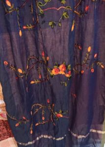 Beautiful Navy Blue Coloured Duppata