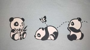 Cute Panda Long Sleeve Top