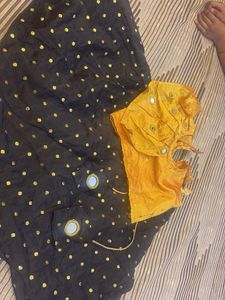 Vibrant Yellow Embroidered Blouse