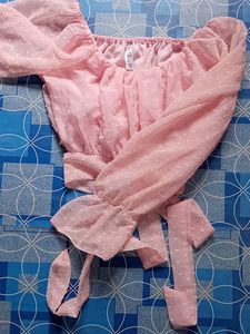 This Crop Top Is Look Beautiful Look New... Must Buy It☺