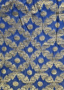 Banarsi Unstitched Kurta With Sleeves And Border