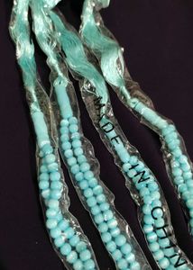 Turquoise Bead Tasbih with Tassels