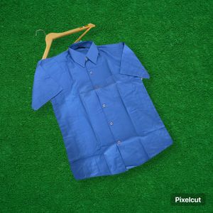 Classic Blue Short Sleeve Shirt