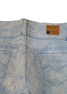 Blue Printed Women Jean