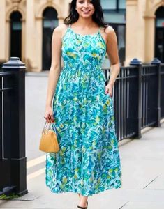 Floral Print Maxi Dress