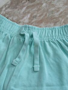 Zara Comfortable Mint Green Shorts