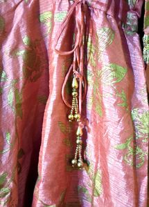 Elegant Flared Pink Kurta