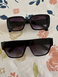 Chic Black Sunglasses - Two Styles (Combo set)