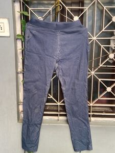 Stylish Blue Casual Pants