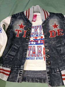 3-Piece 'Ticky De Star' Black Outfit
