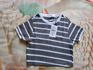 Striped Crop Top