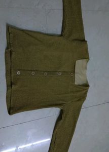 Cozy Button-Up top