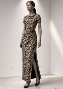 Leopard Print Maxi Dress
