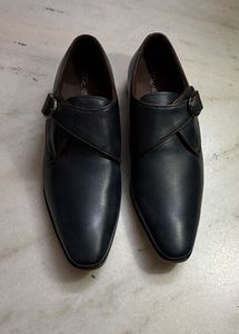 Da Eloquio Leather Monk Strap Shoes