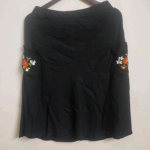 Dressberry Black Aline Skirt