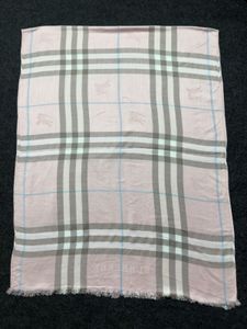 Burberry Pink Check Scarf