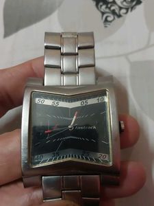 Fastrack Silver Analog Watch