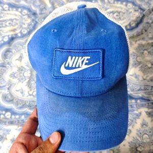 Blue Nike Trucker Hat