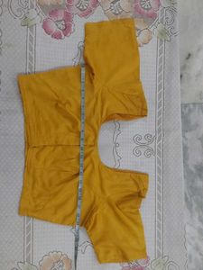 Vibrant Yellow Silk Blouse
