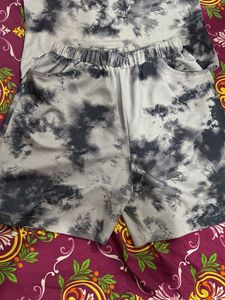 Tie-Dye T-Shirt and Shorts Set