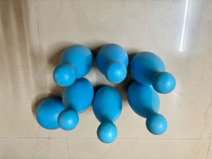 Blue Bowling Ball and Pins Toy Set