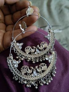 Designer Peacock Jhumka Earrings combo
